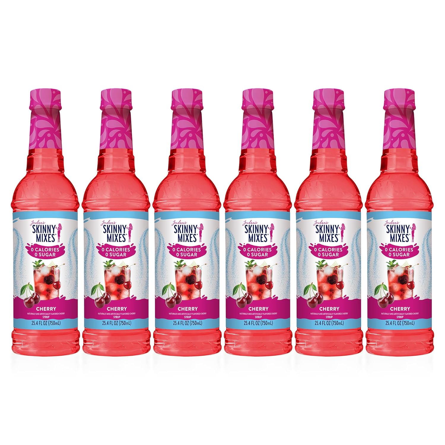 Jordan's Skinny Mixes Sugar Free Cherry Syrup for Drinks