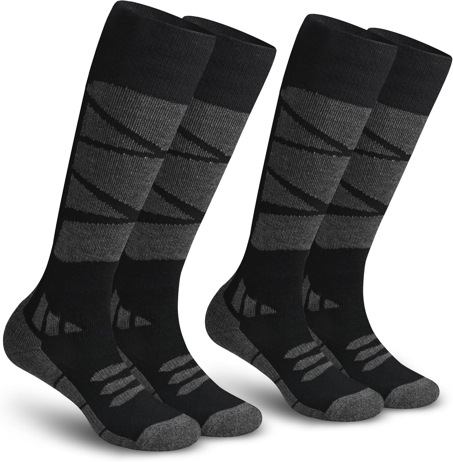 IRAMY Merino Wool Thermal Knee High Socks - Warmth x2