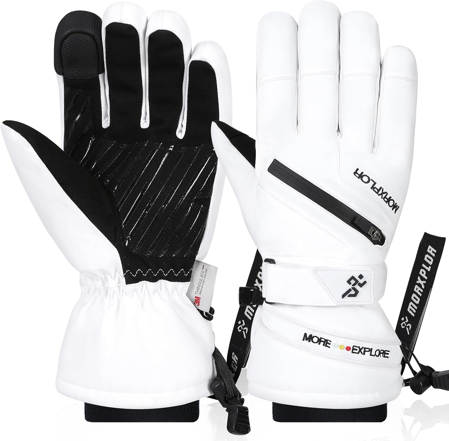 Waterproof Touchscreen Snow Gloves for Ultimate Warmth - MORXPLOR