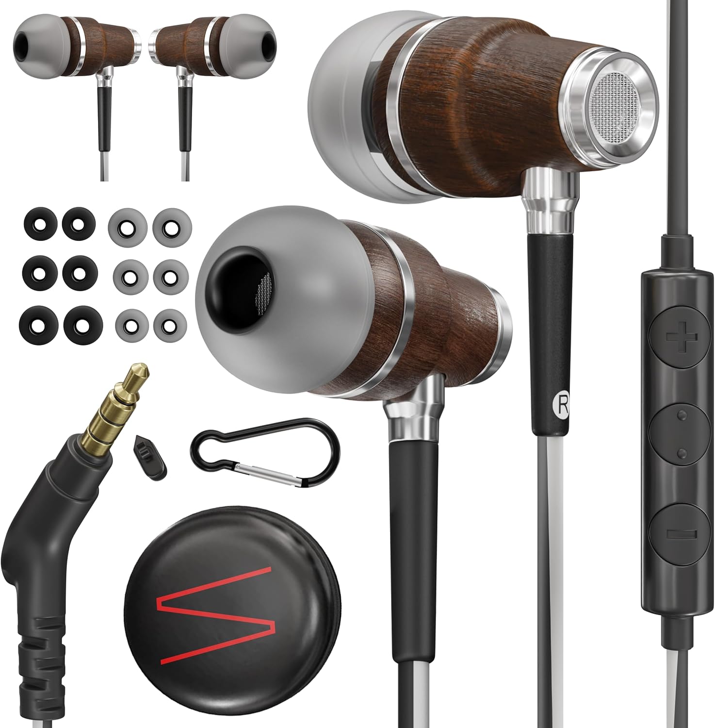 Symphonized Wired Earbuds: 90% Noise Cancelling Mic 