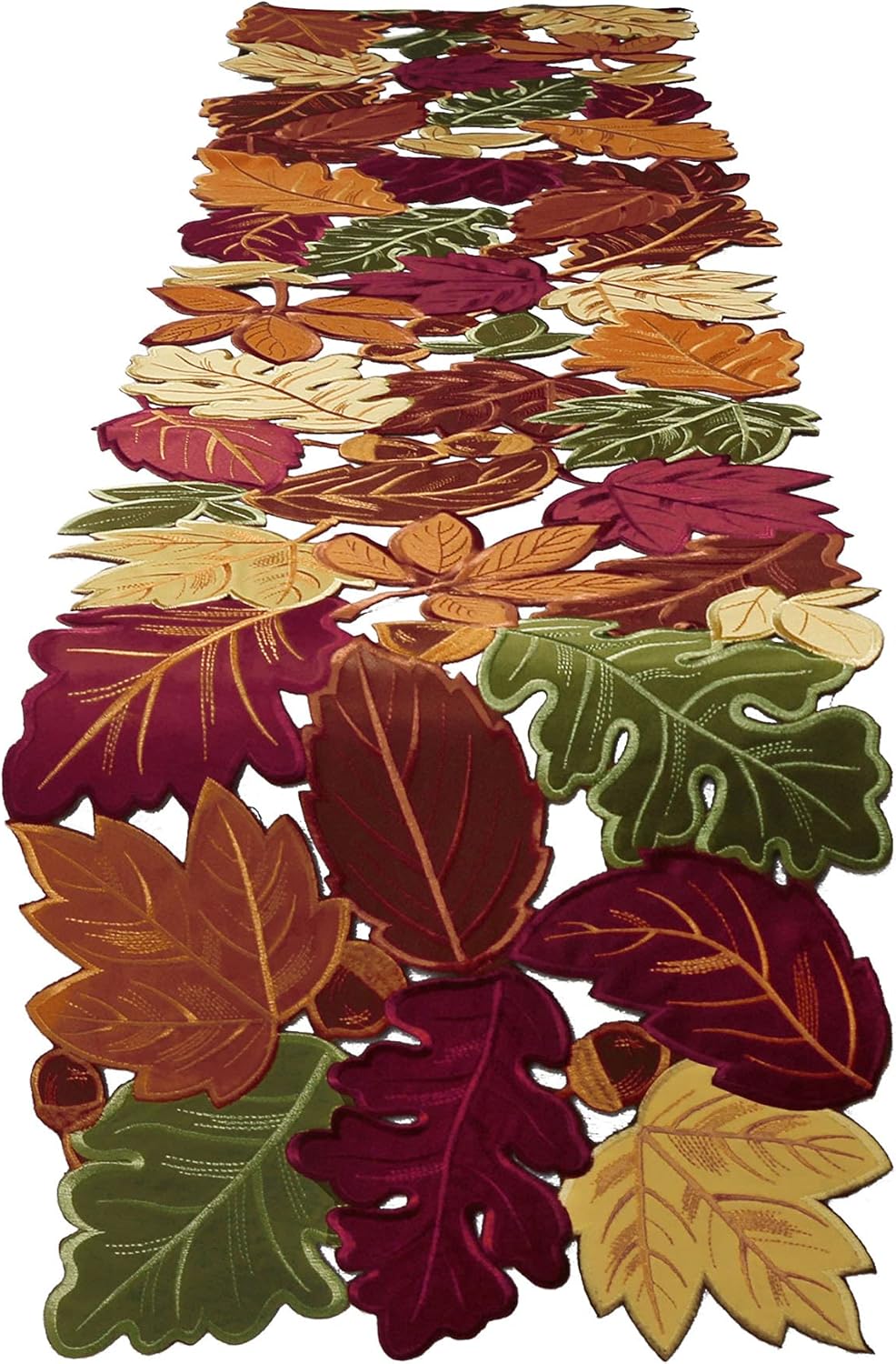 OWENIE Fall Table Runner for Thanksgiving, 144 Inches Long