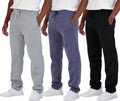 Men's Tech Fleece Sweatpants 3-Pack - Open Bottom with Pockets