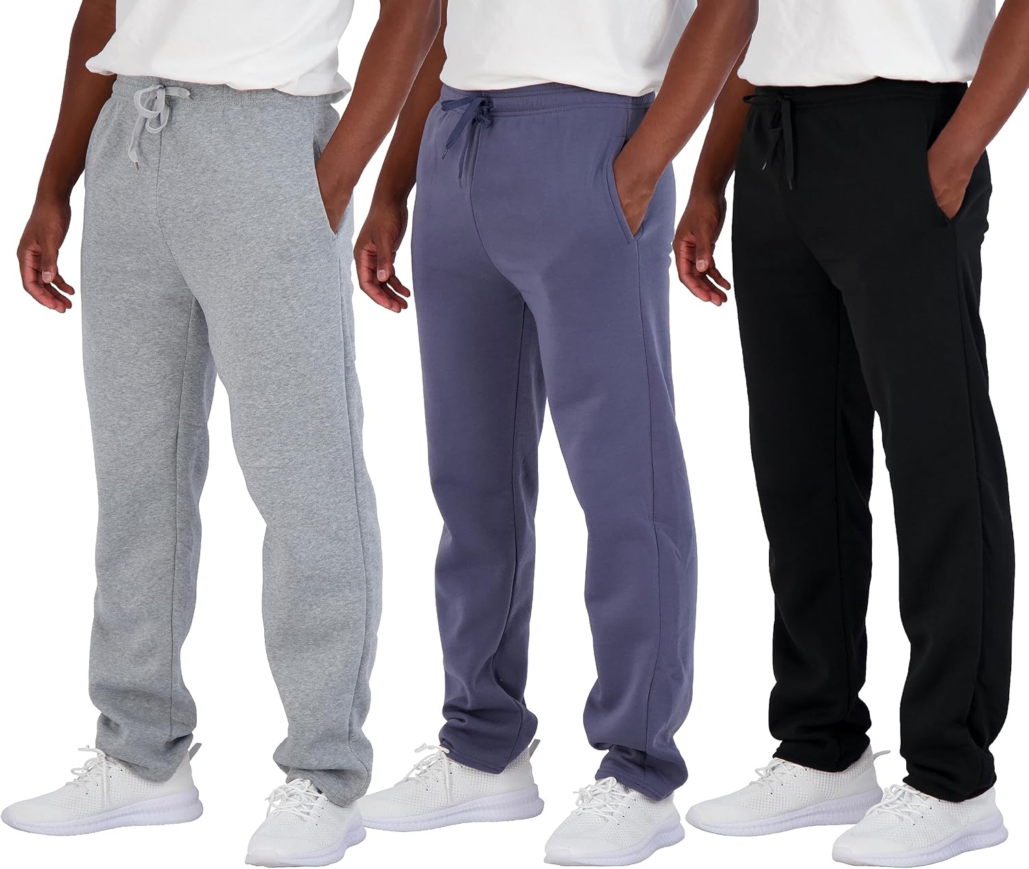 Men's Tech Fleece Athletic Casual Open Bottom Sweatpants