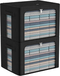 Extra Large Clothes Storage Bins Box - Foldable 100L Organizer
