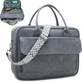 Teacher Tote Bag for Women 17in PU Leather Laptop Briefcase