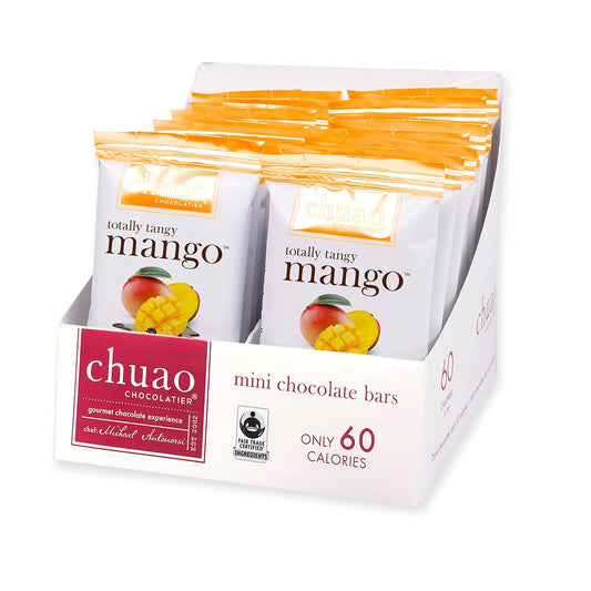 Totally Tangy Mango Dark Chocolate Mini Bars for Every Occasion