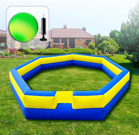 WARSUN 15Ft Gaga Ball Pit for Indoor and Outdoor Fun Activities