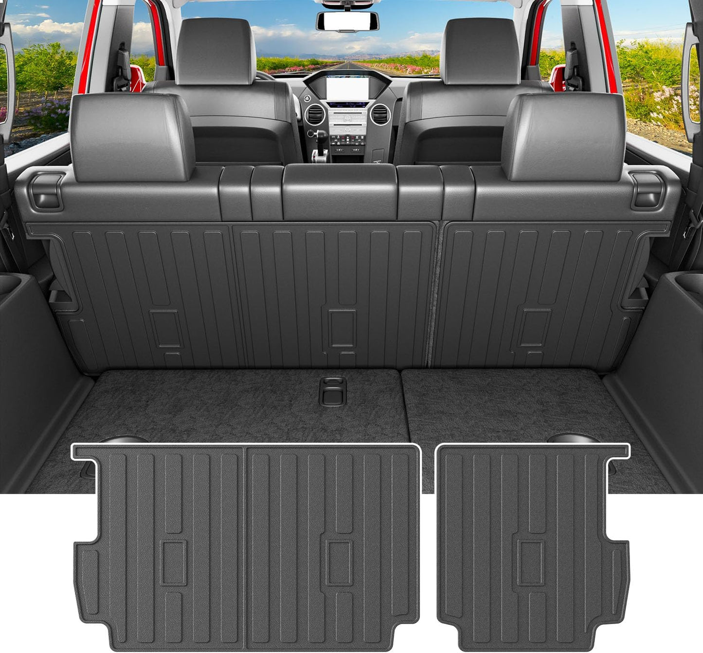 Custom Fit Cargo Mat for 2009-2015 Honda Pilot Trunk Liner