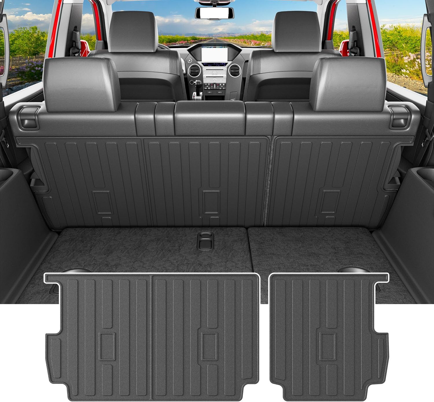 Custom Fit Cargo Mat for 2009-2015 Honda Pilot Trunk Liner