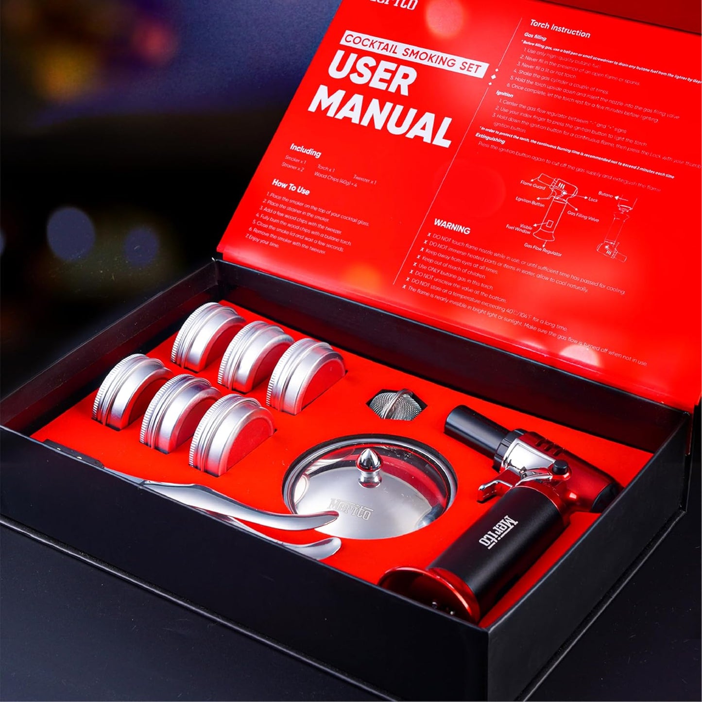 Premium Whiskey Smoker Set for Men