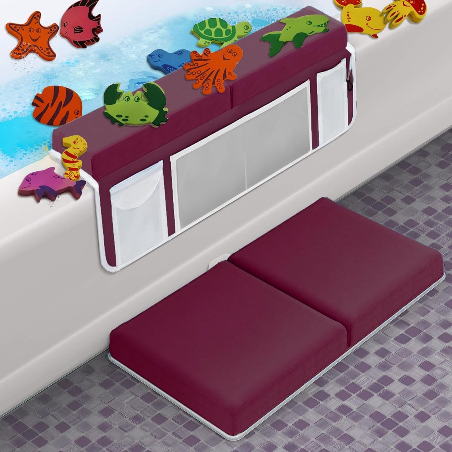 Supa Ant Baby Bath Kneeler and Elbow Rest Pad for Comfort
