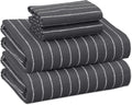 RUVANTI Flannel Sheets Full Size - Cozy 4 Piece Set for All Seasons