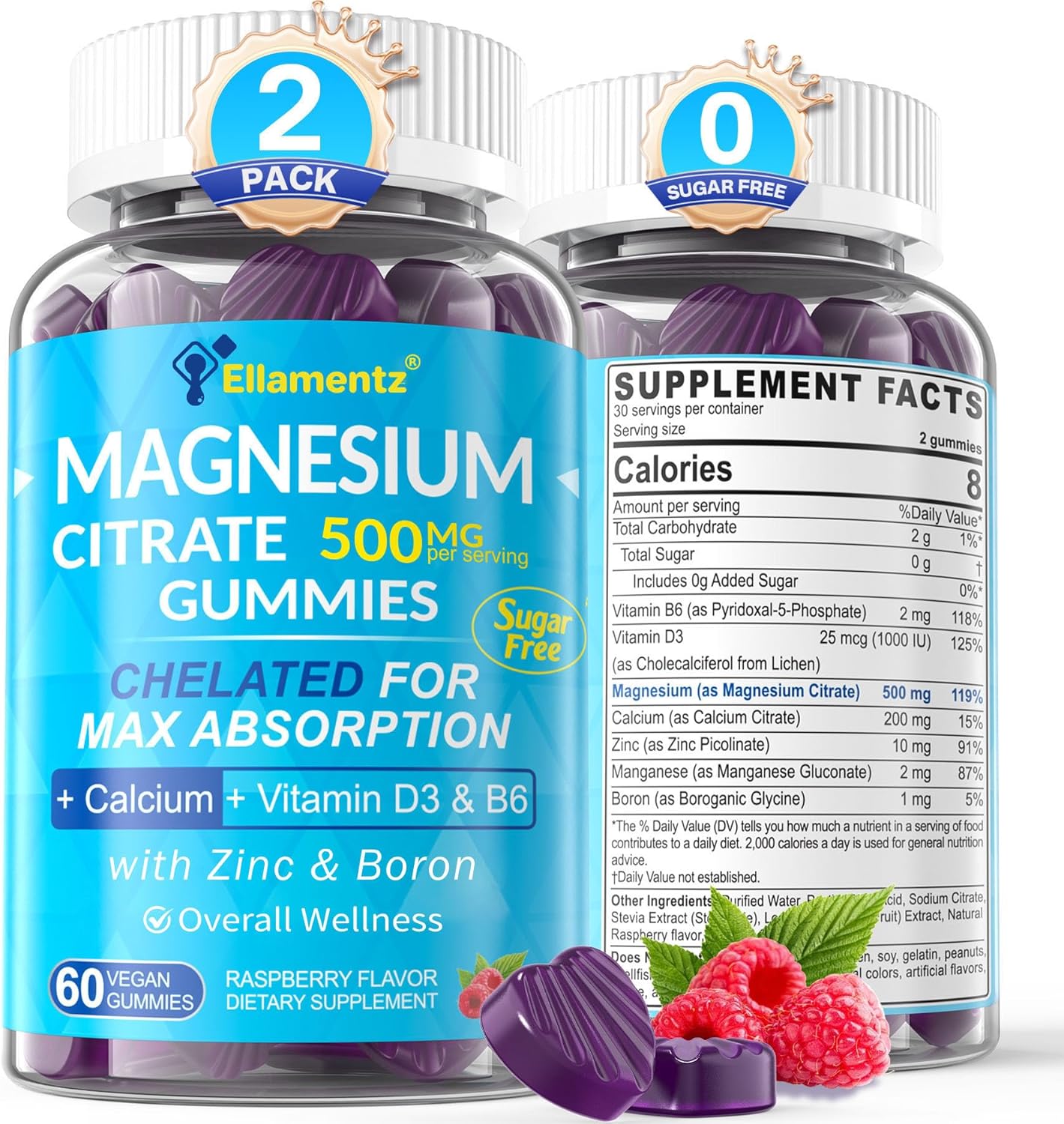 Magnesium Citrate Gummies for Mood, Calm, and Digestive Health