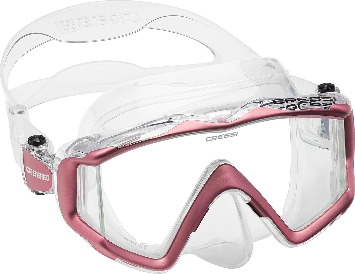 Cressi Perfect View Scuba Diving Mask with Panoramic Lenses