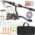 PLUSINNO Fishing Rod and Reel Combos - Perfect for Beginners