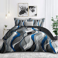 Classic Line Pattern Bedding Quilt King Size Stripe Quilt Set