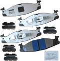 Bendix Fleet Metlok MKD632FM Semi-Metallic Front Brake Pads