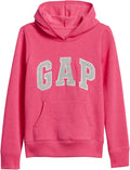 GAP Baby Girls' Logo Hoodie Pullover - Cozy Fleece Favorite