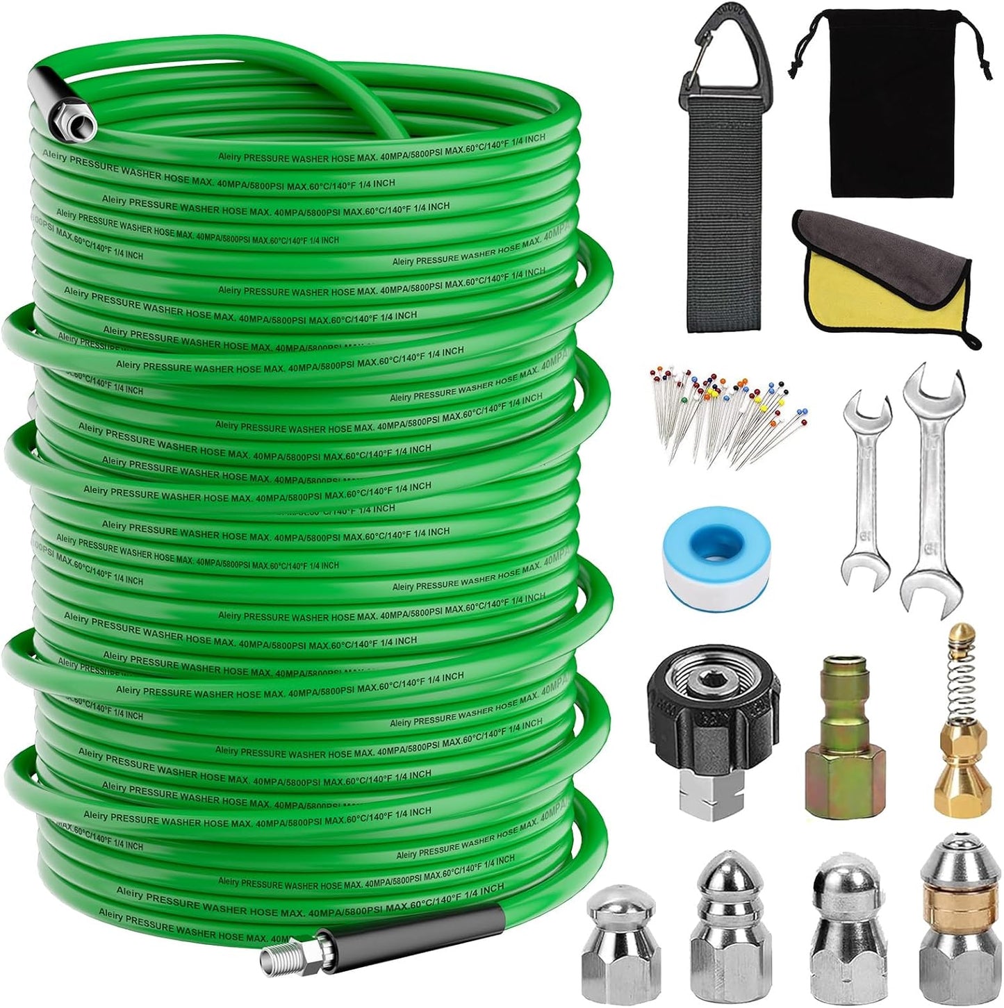 Sewer Jetter Kit for Pressure Washer - Ultimate Drain Cleaning Tool