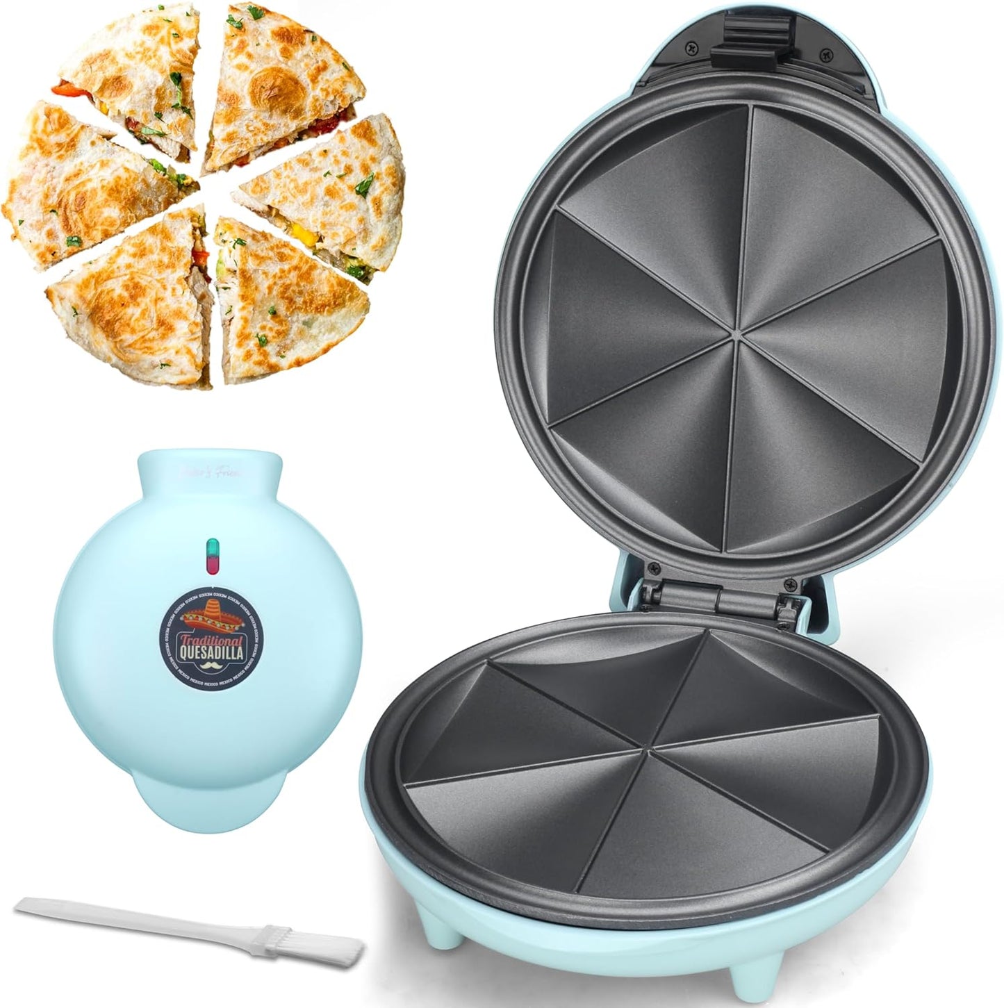 Baker's Friend Electric Quesadilla Maker for Easy Meal Prep