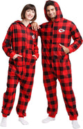 FOCO NFL Team Logo Pajamas One Piece Onsie - Cozy Game Day Wear