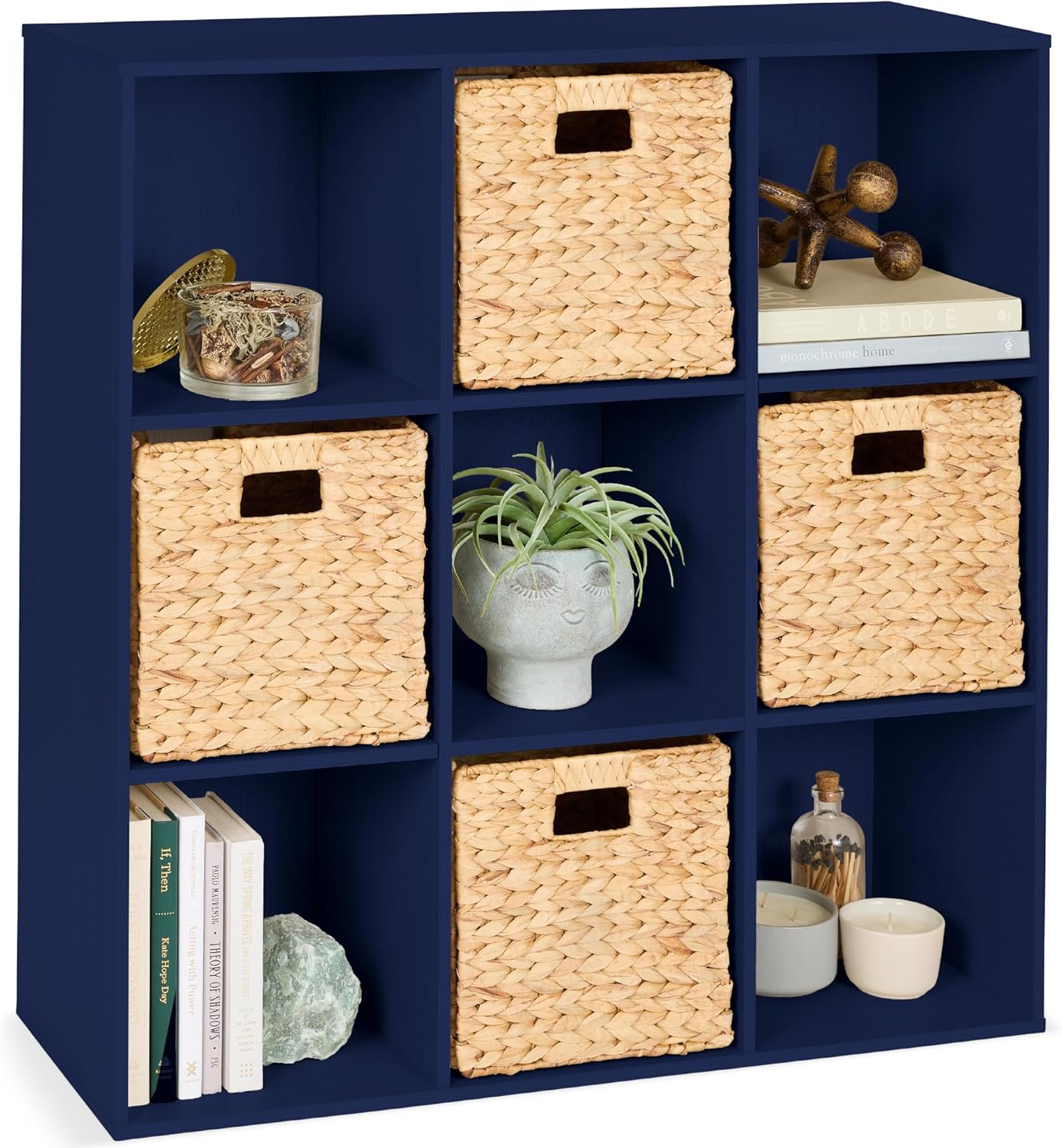 Kids Bookcase 9-Cube Storage Organizer for Toys and Books