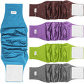 Dog Belly Bands for Male Dogs Diapers (5 Pack) - Washable Leakproof