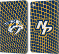 NHL Net Pattern Nashville Predators Leather Wallet Case - iPad 9.7