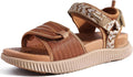 KuaiLu Womens Orthopedic Walking Sandals - Thick Cushion Arch Support