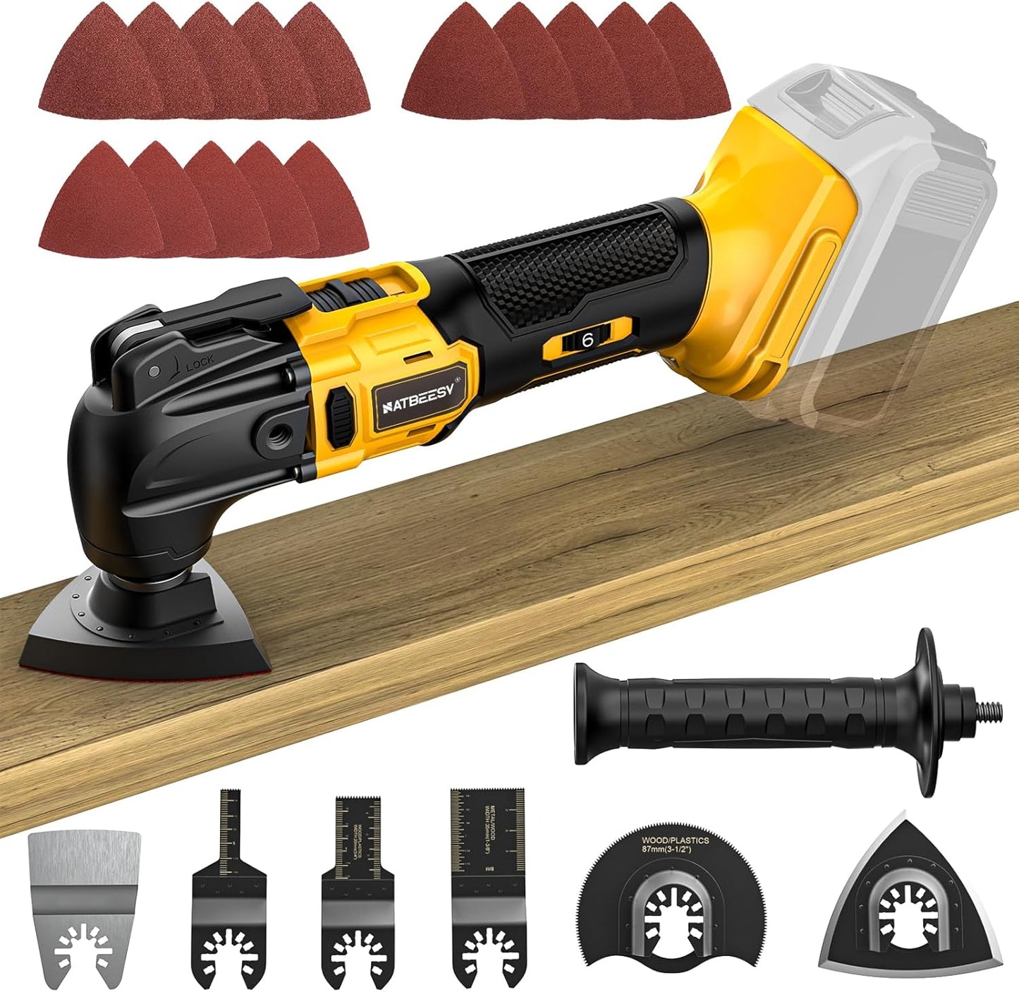 Oscillating Multi Tool with Brushless Motor for Woodcutting
