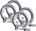EVIL ENERGY V Band Clamp 3.5in with Male Female Flange - Secure Seal