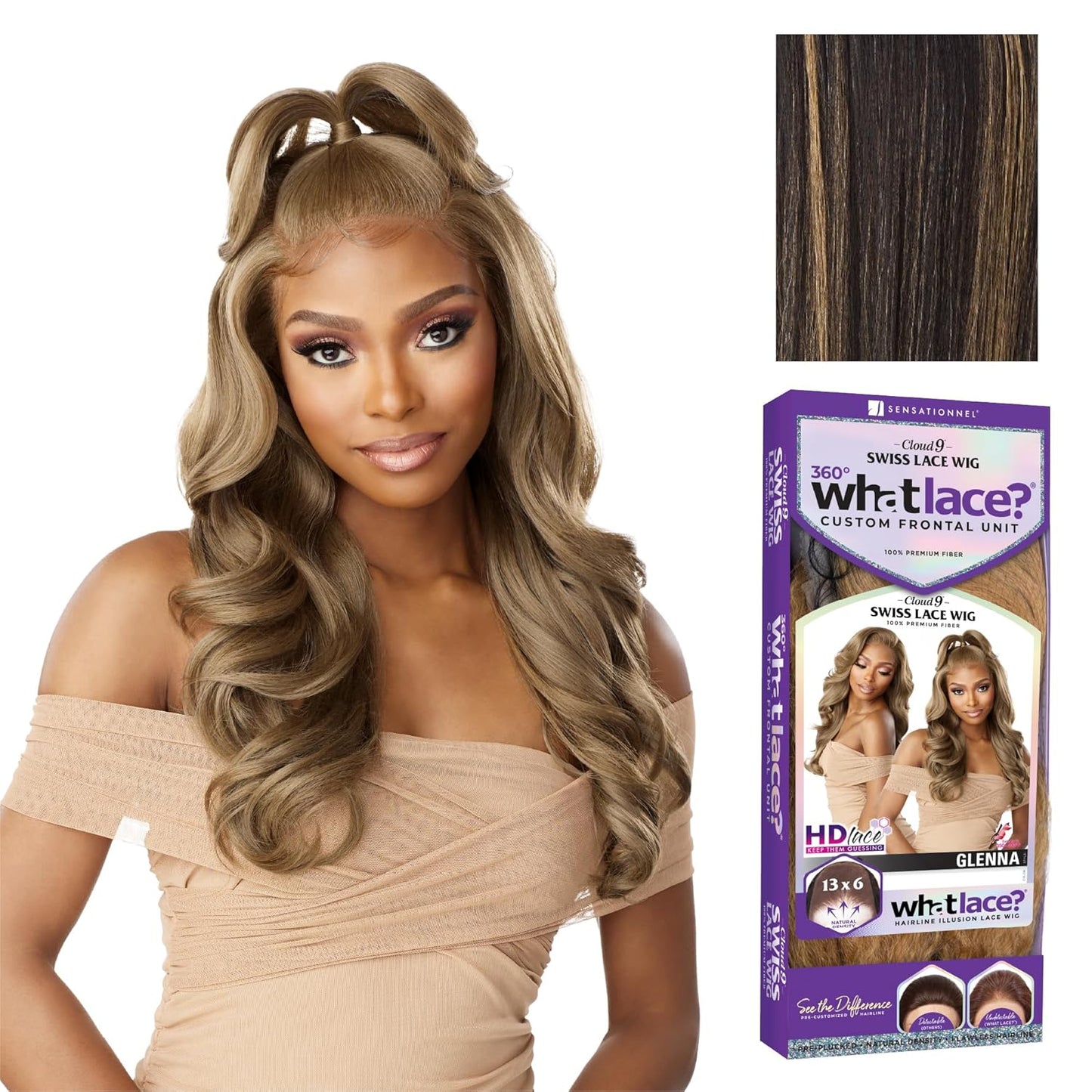 Sensationnel What Lace 13X6 Wigs - Glenna Lacefrontal Review