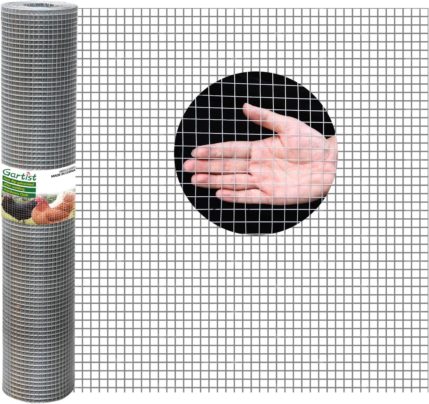 Hot-Dip Galvanized Welded Hardware Cloth for Garden Protection