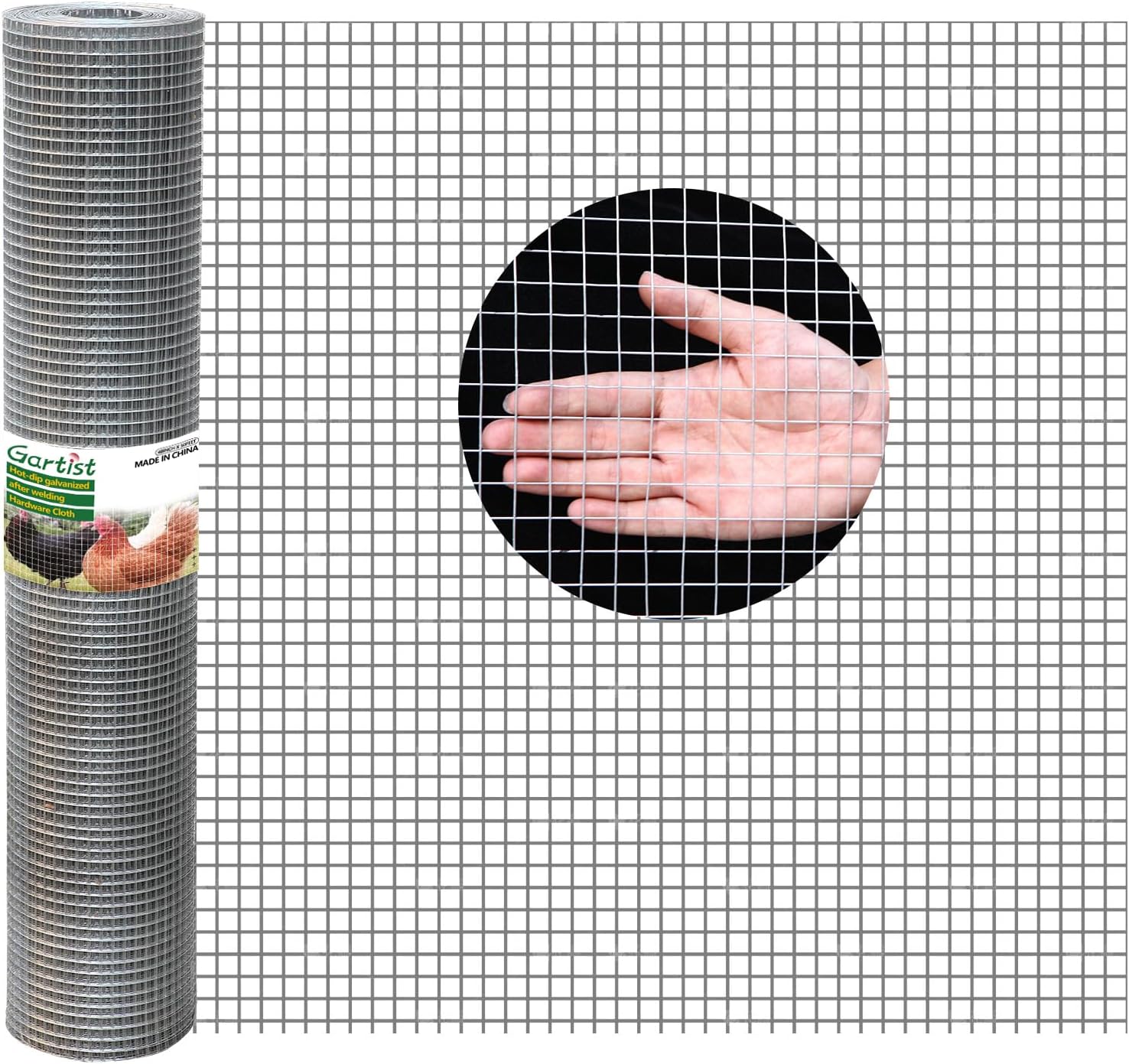 Hot-Dip Galvanized Welded Hardware Cloth for Garden Protection