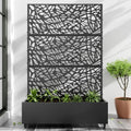 Casaphoria Raised Metal Garden Bed with Trellis for Climbing Plants