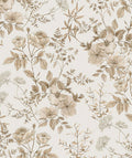 Beige Floral Peel and Stick Wallpaper 16.9in x 394in - Removable Boho
