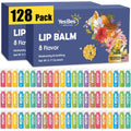 128 Pack Lip Balm Natural Bulk with Vitamin E and Coconut Oil - 8