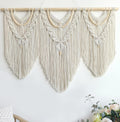 Macrame Wall Hanging Large Boho Tapestry - Statement Living Room Art