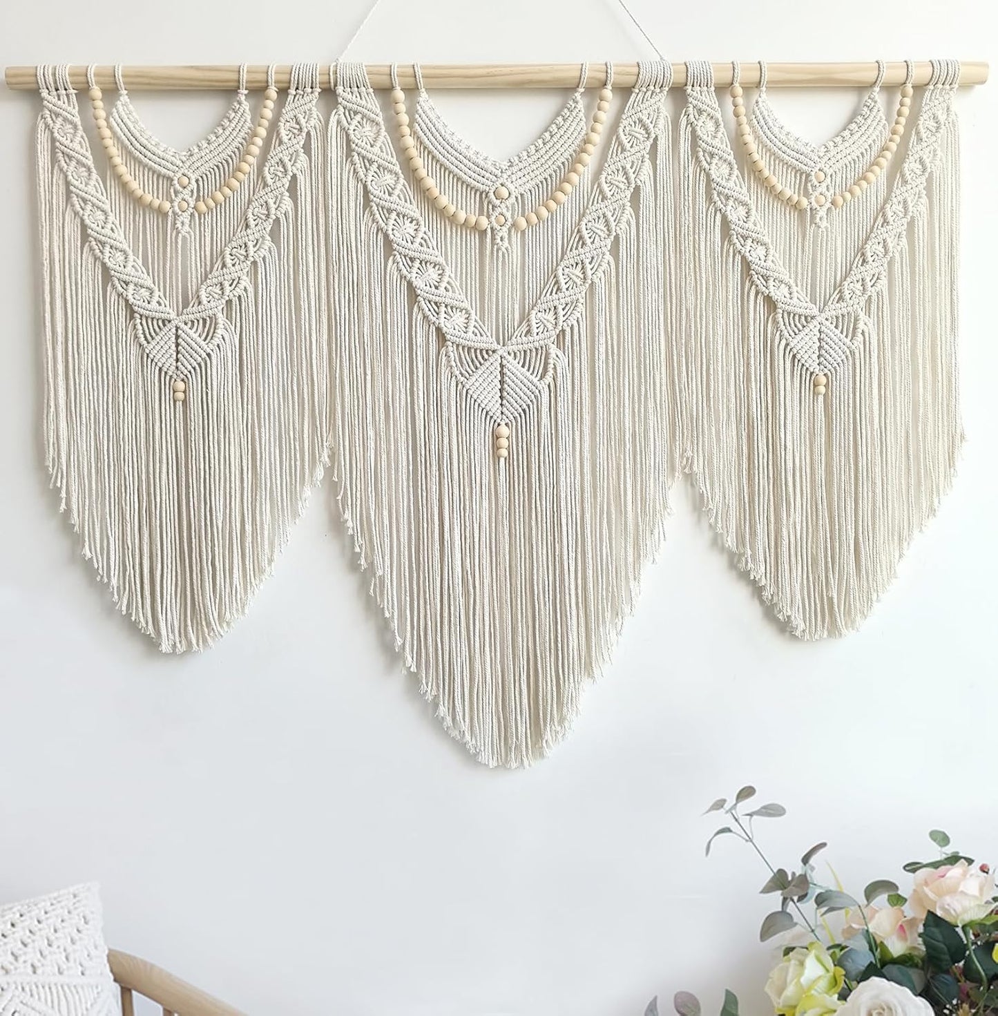 Achart Macrame Wall Hanging Large Boho Wall Decor for Home