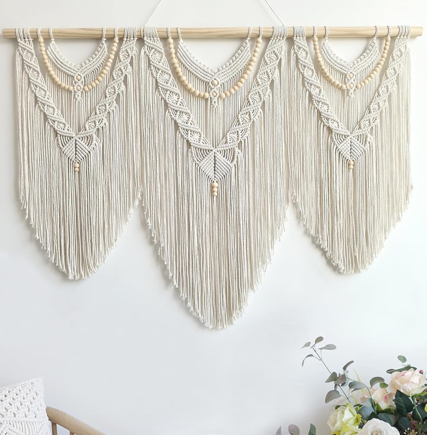 Achart Macrame Wall Hanging Large Boho Wall Decor for Home