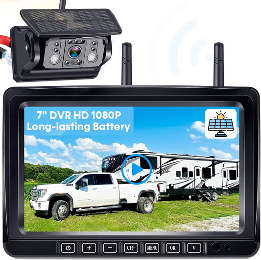 Easy Solar RV Backup Camera: Wireless HD Recording