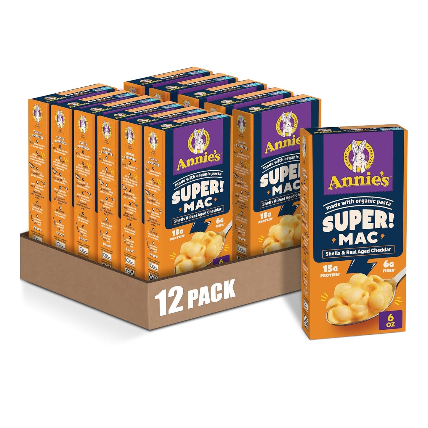 Annie's Super! Mac Protein Macaroni And Cheese Dinner Review