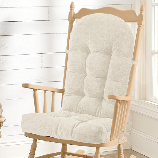 Rocking Chair Cushion with Chenille Fabric for Ultimate Comfort