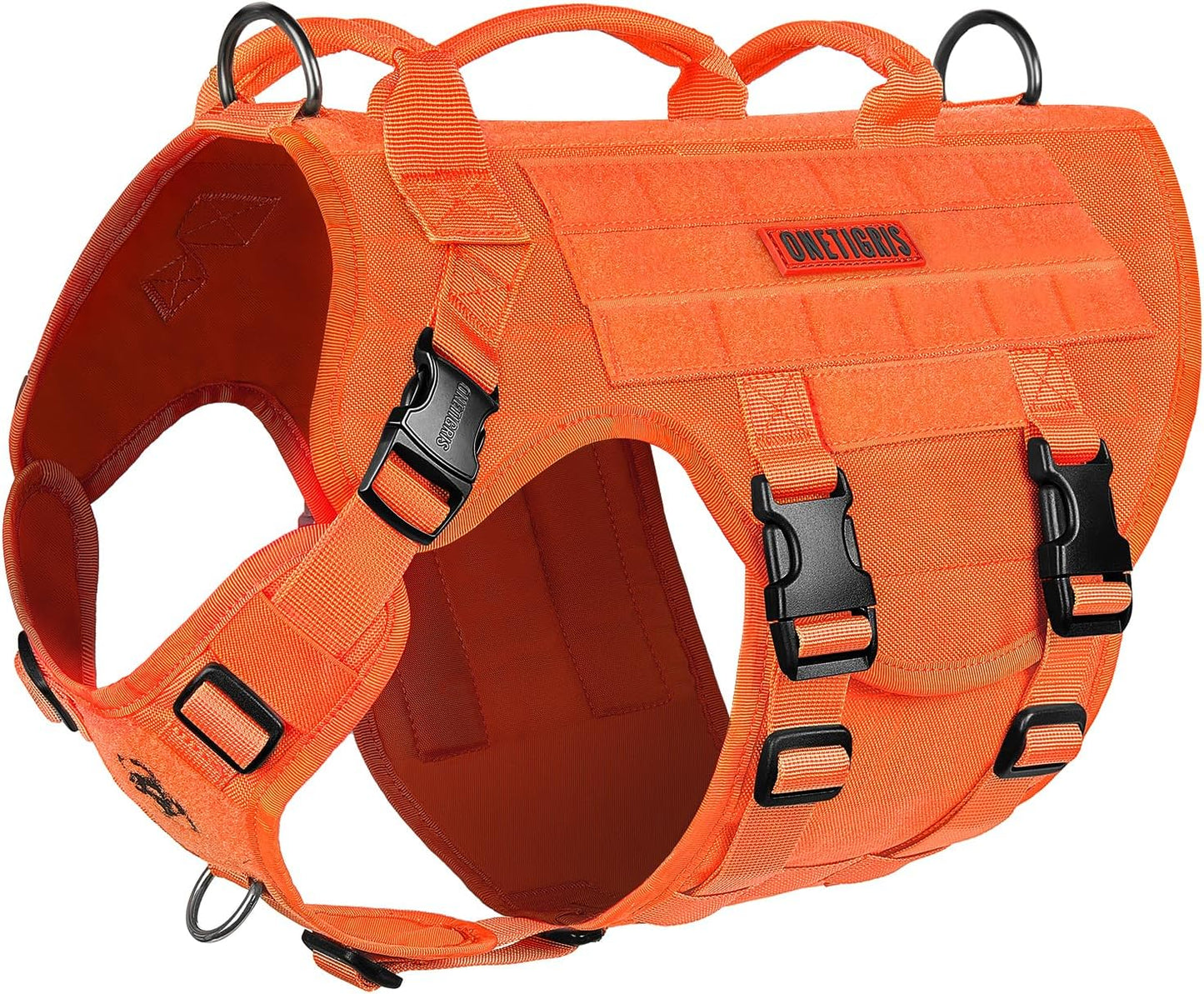 OneTigris Large Tactical Dog Harness for No Pull Control