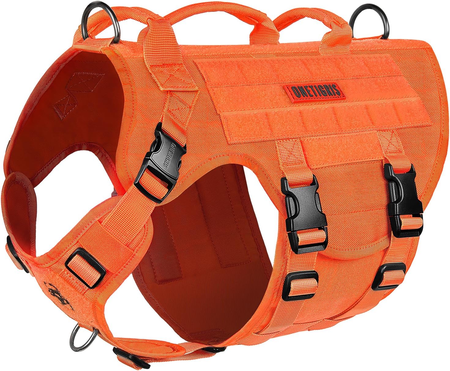 OneTigris Large Tactical Dog Harness for No Pull Control