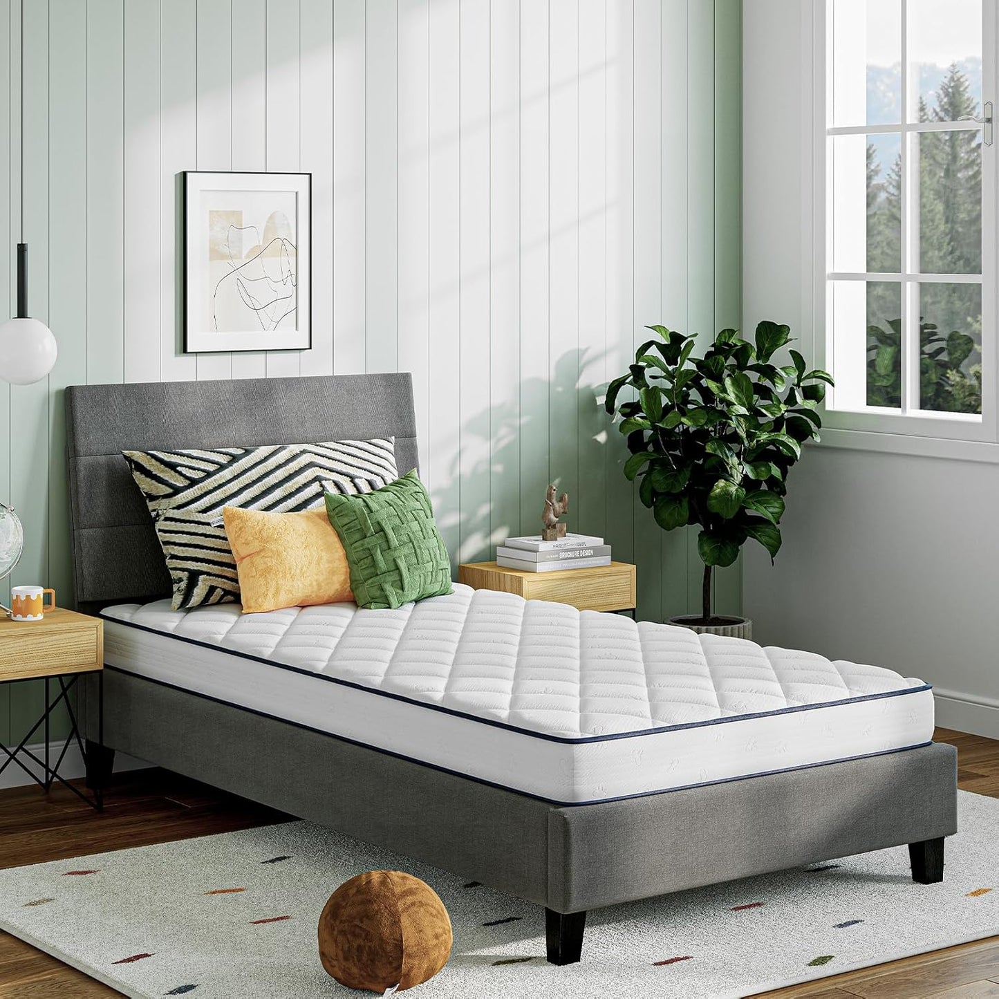 Novilla Twin XL Mattress with Foam and Spring Hybrid Design