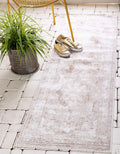 Sofia Collection Area Rug Runner 3ft 3in x 16ft 5in Beige Ivory - Soft
