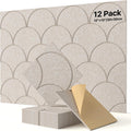 Soundsbay 12-Pack Acoustic Panels Self-Adhesive - Noise Reduction