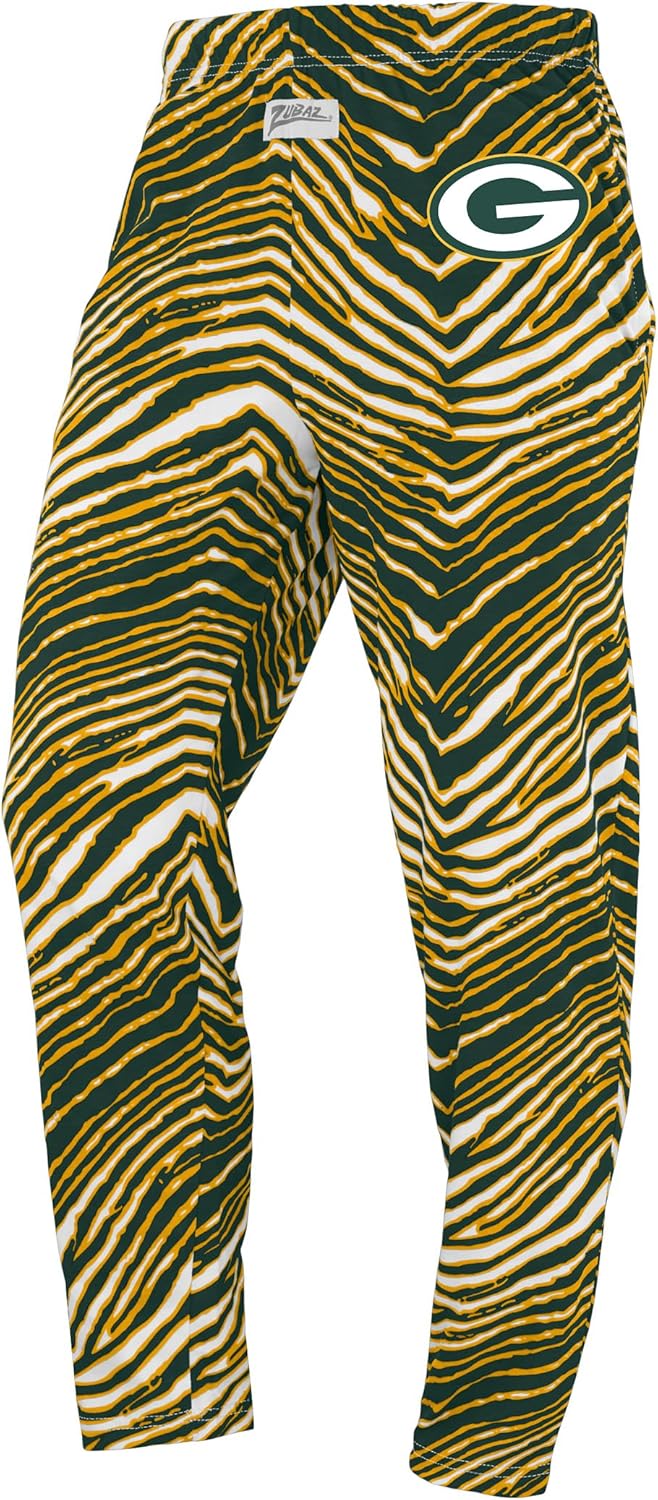 Zubaz NFL Z88 Team Logo Pants for Game Day and Lounge Wear