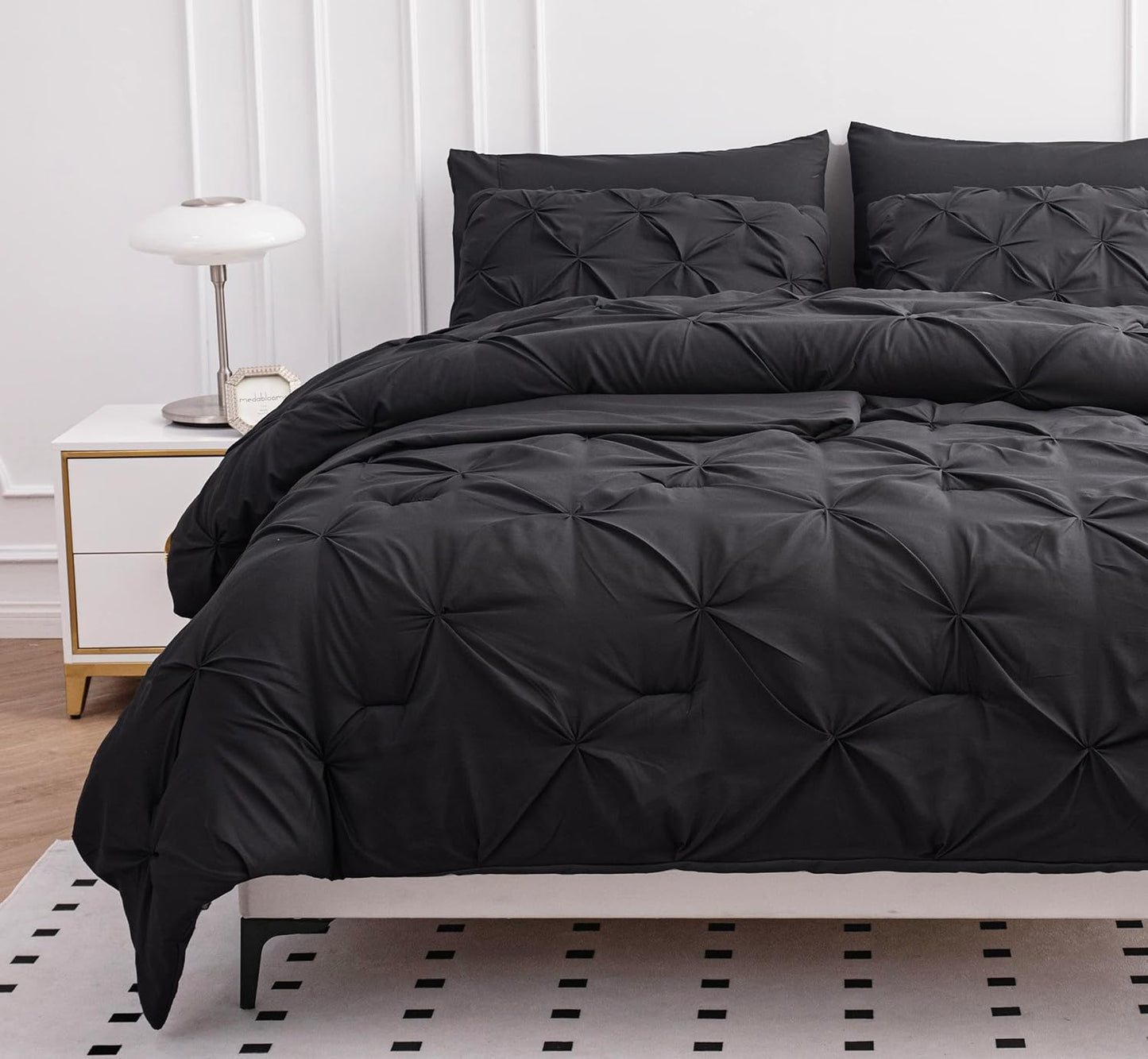 Comforter Set Full Size Bed in a Bag by LANE LINEN - Grey